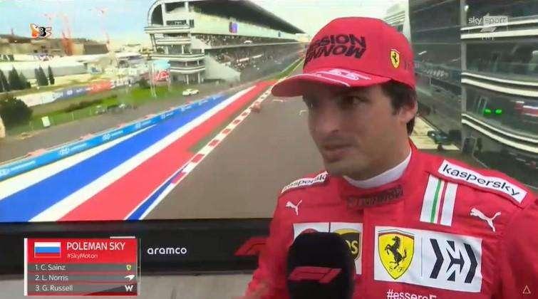 Formula 1 | Sochi, la Ferrari di Sainz 2a: Carlos si esalta con un po' di rammarico