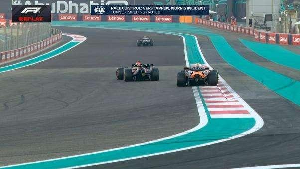 Norris sfiora l’incidente con Verstappen: team radio acceso (notato)