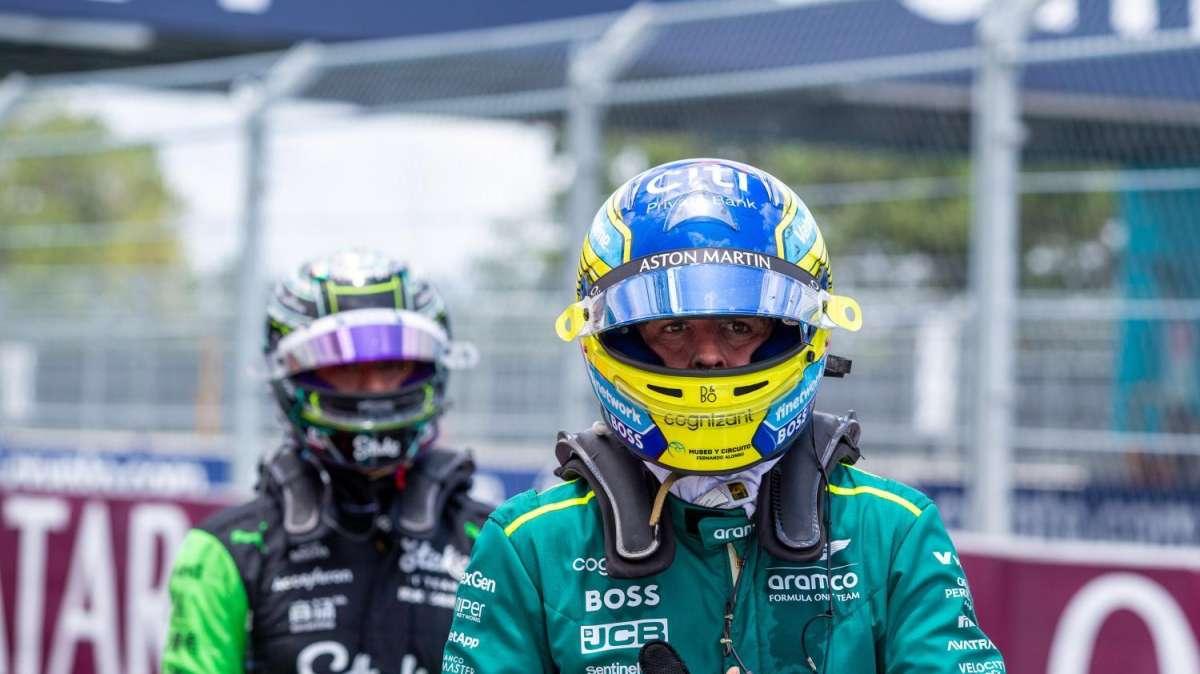 F1 | Aston Martin in pista a Barcellona con Alonso e Stroll 