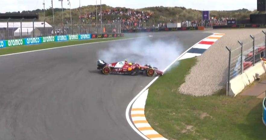 F1 | Ferrari, Hamilton spavento a Zandvoort: testacoda e gomme da buttare