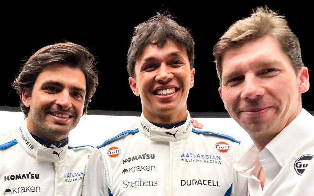 F1 |  Williams: Sainz, Albon e Vowles infiammano Instagram con un selfie 