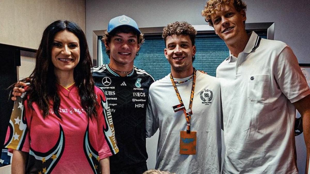 F1 | Monza attira le stelle degli altri sport: Sinner, Bezzecchi e Brignone in pista