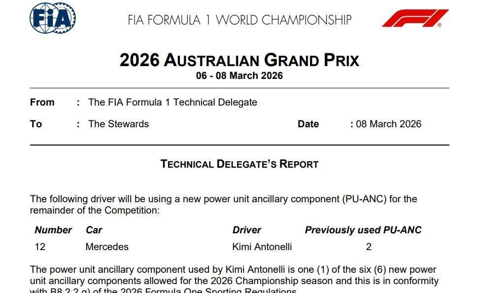 F1 | Mercedes enigmatica: anche Antonelli sostituisce componenti PU!