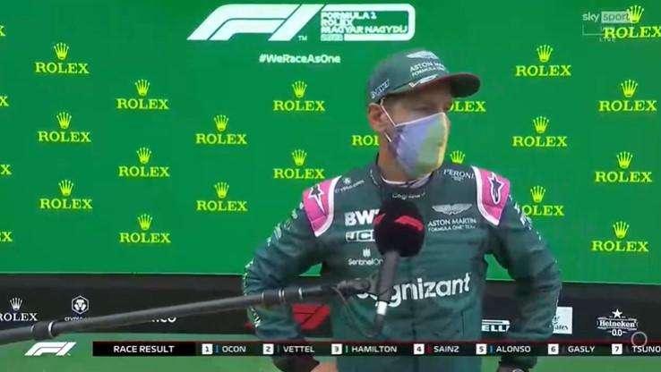 Formula 1 | Aston Martin, Vettel rammaricato: voleva il 1° posto, complimenti ad Ocon