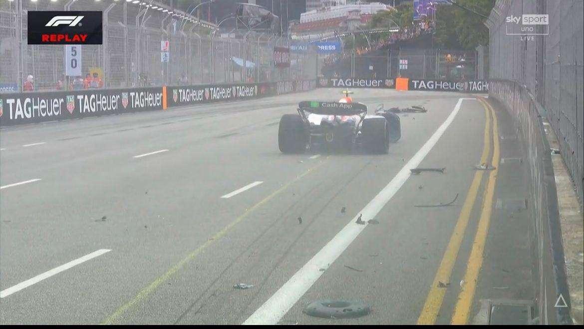 F1, FP3 Singapore, Lawson ancora a muro: 2° volta in due giorni 
