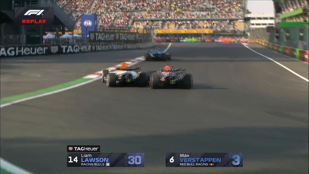 F1 | FP2 Messico, alta tensione in casa Red Bull: contatto e bandiera rossa tra Lawson e Verstappen