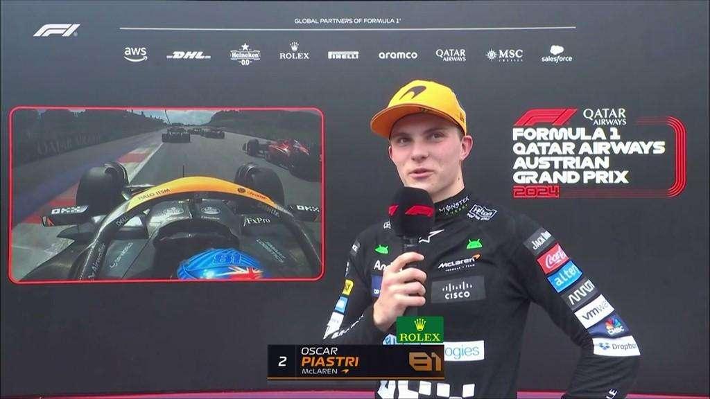 F1 | McLaren, Piastri 2°: "Dispiace, potevo vincere. Red Bull? Siamo alla pari e..."