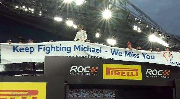 F1 | Tributo per Michael Schumacher alla RoC: il video con Vettel mattatore