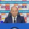 Napoli, Allegri in conferenza: "Bella partita, loro hanno fatto gol e noi abbiamo sbagliato"