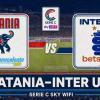 LIVE - Catania-Inter U23, le ufficiali: c'è Mosconi dietro a Lavelli, sorpresa Re Cecconi