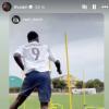 Thuram si allena anche in vacanza con la maglia di Ronaldo il Fenomeno