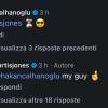 Calhanoglu e Jones, intesa social: lo scambio di messaggi infiamma i tifosi
