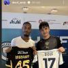 FOTO - Scambio di maglie a fine partita tra Diouf e Khusanov