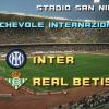 LIVE - Inter-Real Betis, le ufficiali: ancora fiducia a Bovio, c'è Carlos