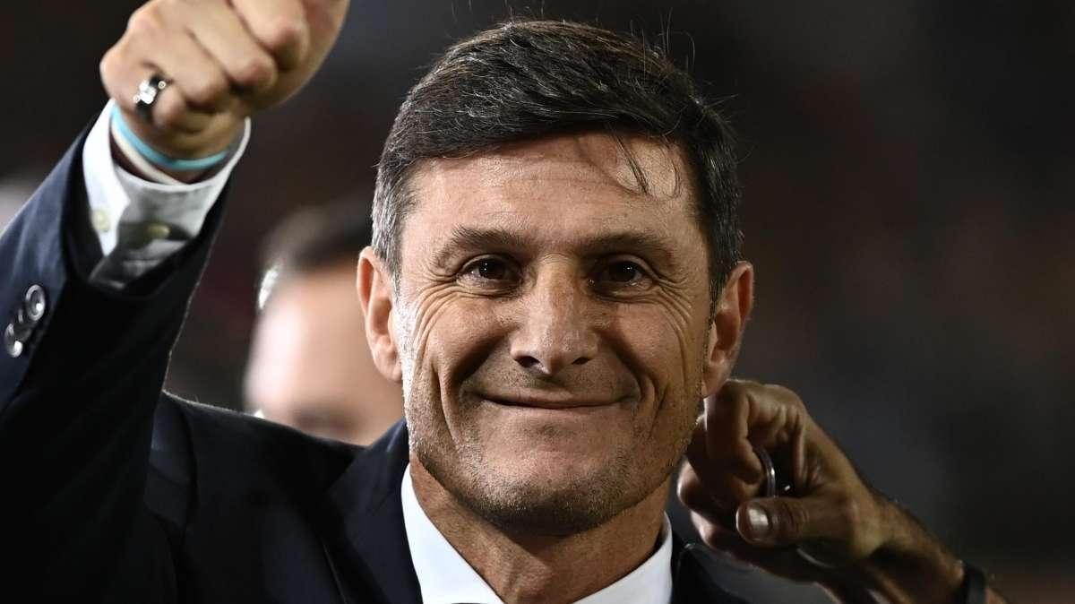 Zanetti esulta per il 2-0 dell'Argentina: "Ieri l'ho vissuta con nervosismo, fortuna che c'è il mancino di Leo"