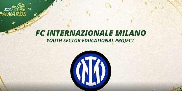 L'Inter vince l'ECA Youth Football Award 2022. Samaden: "Importante formare i giocatori non solo in campo"