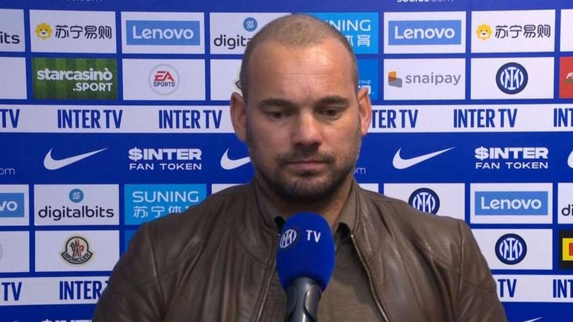 Sneijder a ITV: "Bellissimo tornare a San Siro. Ai tifosi dico solo 'Sempre forza Inter'"