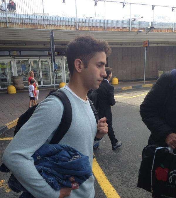 FOTO FCIN - Cecchini è arrivato all'aeroporto di Linate