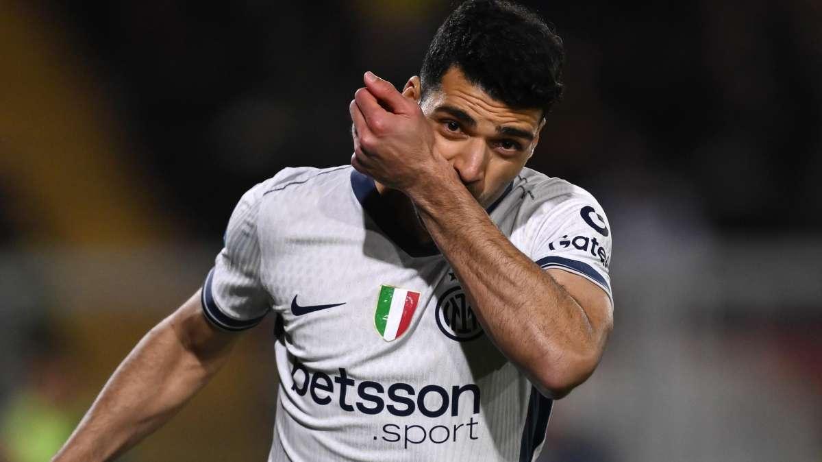 Taremi festeggia il primo gol in Serie A con l'Inter: "È bello segnare per i nerazzurri" 