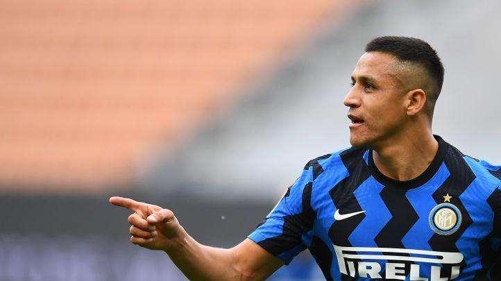 Inter-Sampdoria - Sanchez domina la scena, Hakimi anticipa Ranocchia