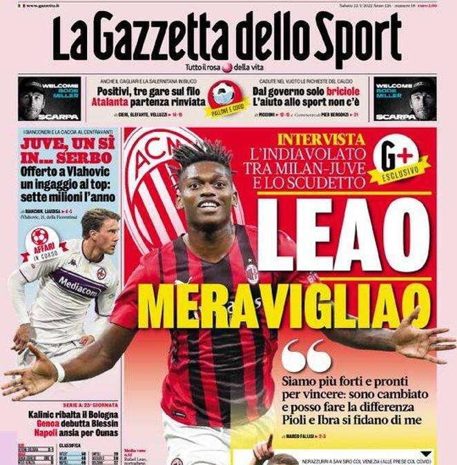 Prima GdS - L'Inter cerca la fuga