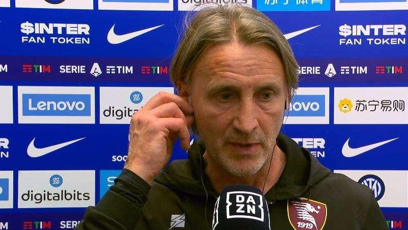 Salernitana, Nicola a DAZN: "L'Inter è una squadra forte, il secondo gol ci ha dato fastidio a livello mentale"