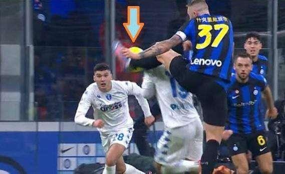 Moviola GdS - Rapuano fa fatica, ma il doppio giallo a Skriniar è giusto