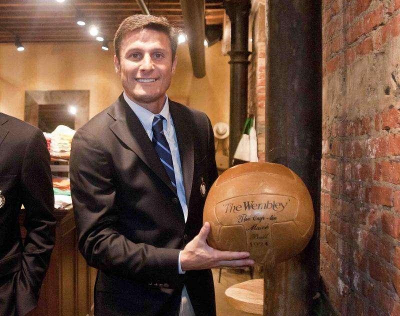Javier Zanetti alla festa dei 35 anni dell'I.C. Malta