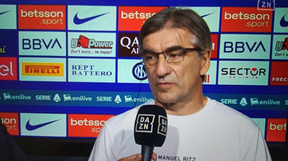Monza, Juric a DAZN: "Nel primo tempo meglio noi, sono orgoglioso dei ragazzi"