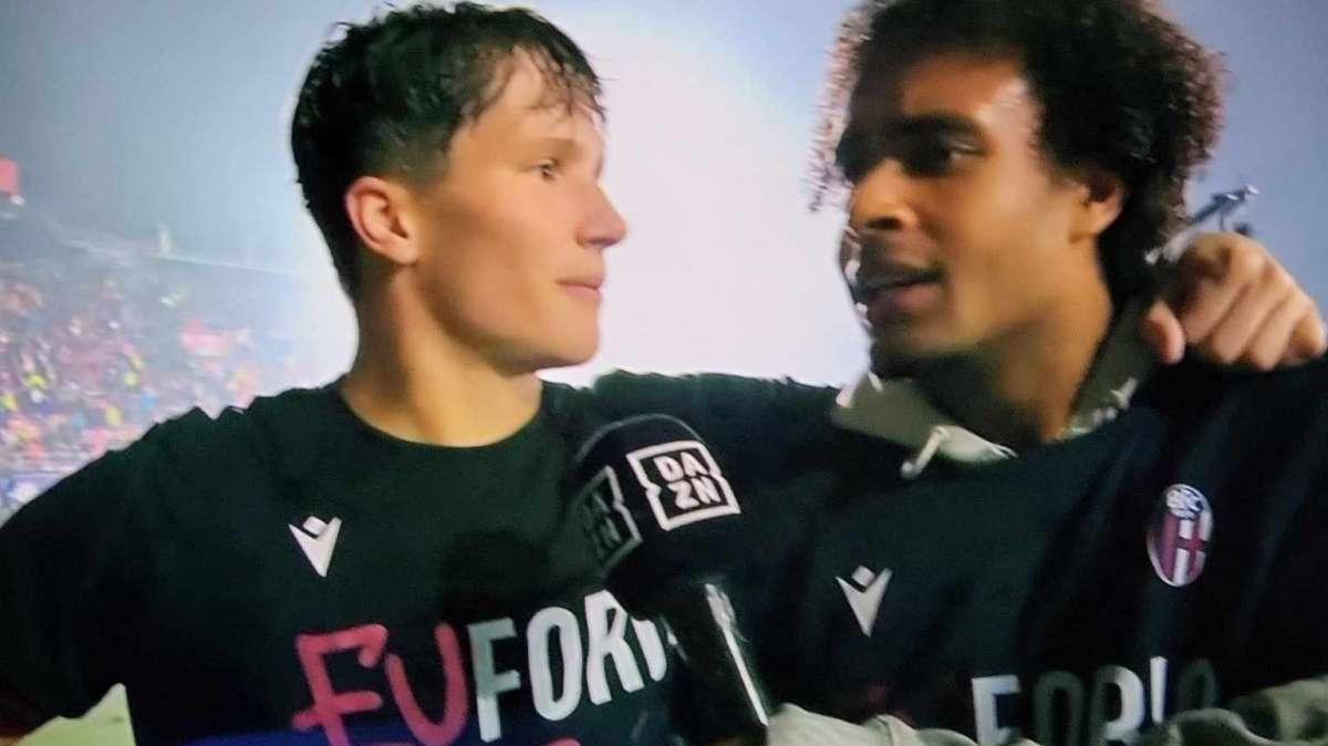 Fabbian, gioia Champions: "Abbiamo fatto una grande stagione. Bologna it's very very meravigliosa"
