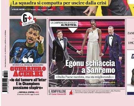 Prima GdS - Guerriero Acerbi: "Io dal tumore all'Inter. E in Champions possiamo stupire"