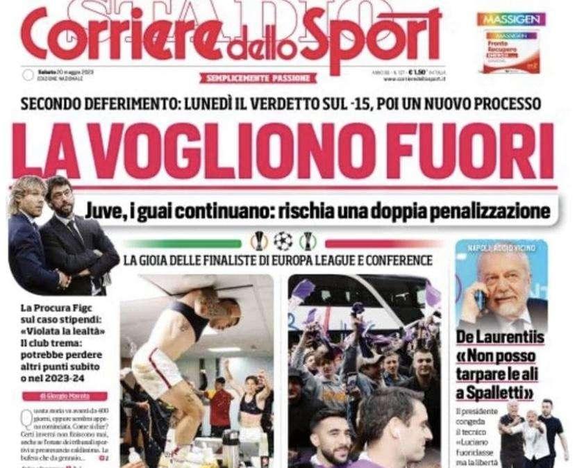 Prima CdS - Juve, i guai continuano: il club ora trema 