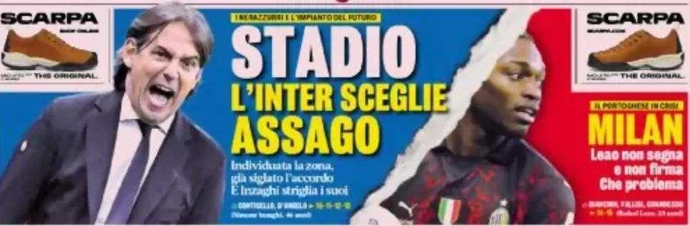 Prima GdS - Stadio, l'Inter sceglie Assago: già siglato l'accordo
