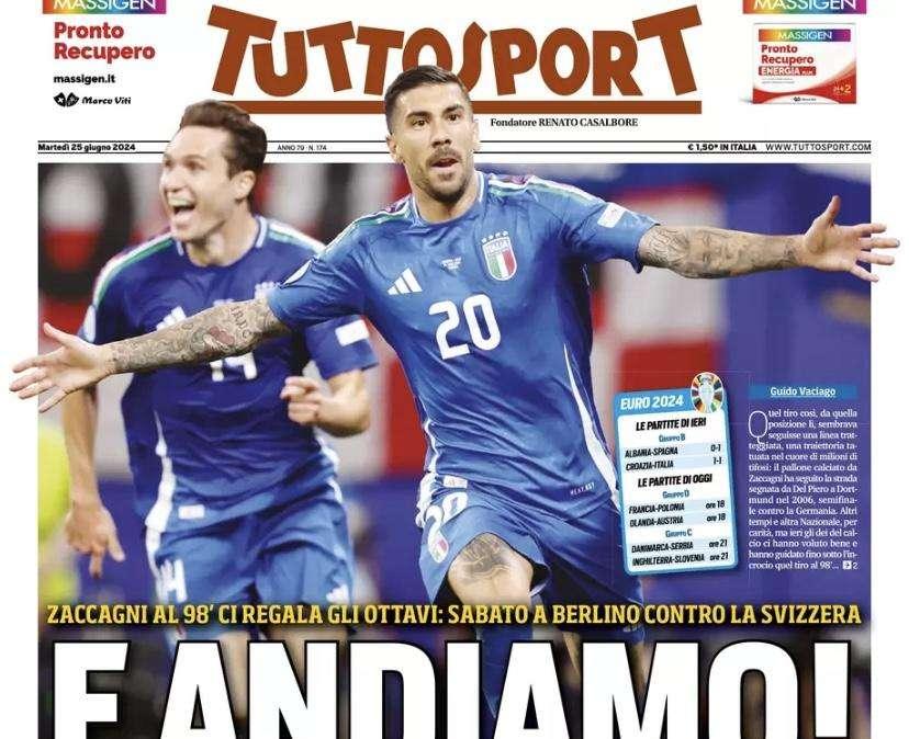 Prima TS - E andiamo! Zaccagni al 98’ ci regala gli ottavi 