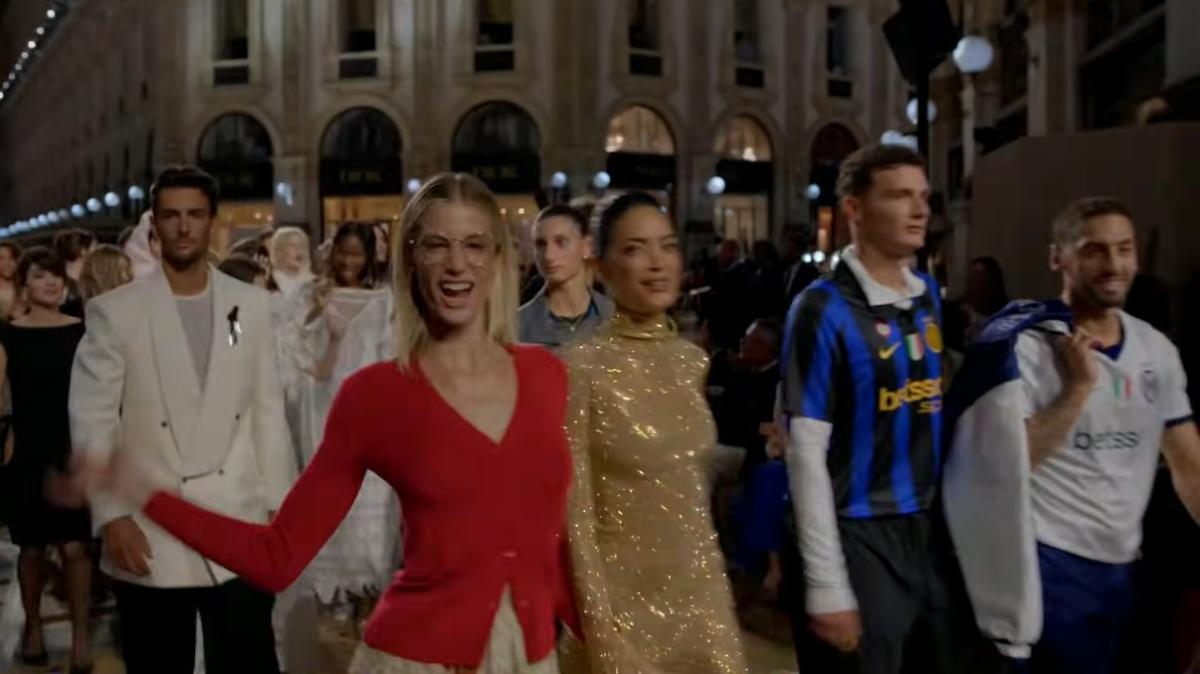 L'Inter protagonista alla Milano Fashion Week con Pavard e Calhanoglu