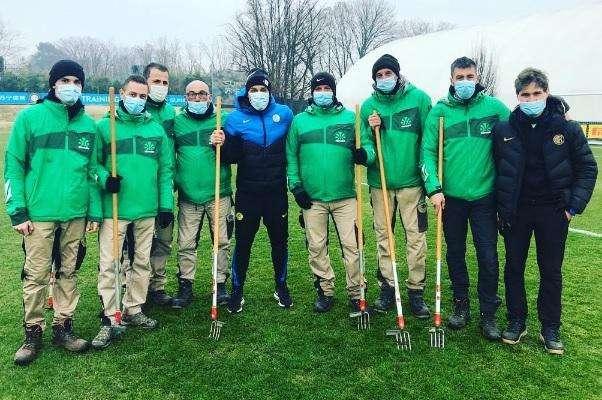 Conte ringrazia i giardinieri di Appiano: "Campi sempre al top"