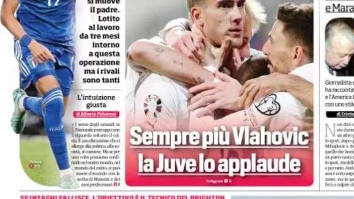 Prima CdS - Inter, ipotesi De Zerbi se Inzaghi fallisce. Retegui all'asta 