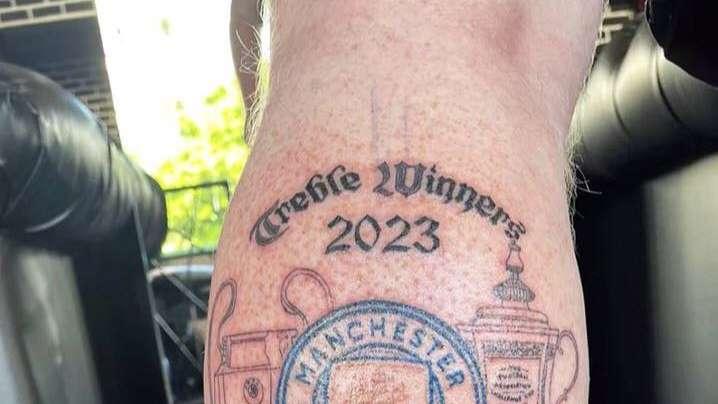 Tifosi City, niente scaramanzia: c'è chi si è già tatuato il Treble