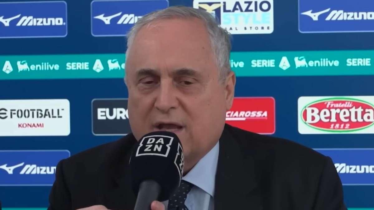 Lotito critico verso la classe arbitrale: "Questo sistema non regge più, non è più credibile"