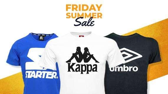 Il Black Friday summer edition continua: -80% su t-shirt, bermuda e polo
