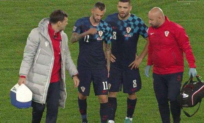 Suona l'allarme da Vienna: Brozovic out dopo 17 minuti di Austria-Croazia, problema alla coscia sinistra per lui