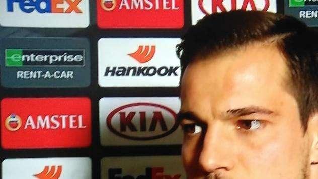 Cedric a Sky: "L'Inter deve sempre vincere". E Spalletti passa mimando un pugno...