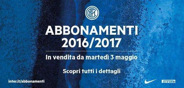 Campagna abbonamenti 2016-2017: tutti i dettagli