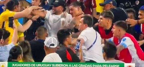 Coppa America, sarà Argentina-Colombia: Uruguay ko e rissa sugli spalti (con i giocatori!)