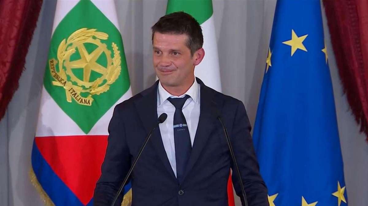 Chivu a Mattarella: "Essere qui per noi è un onore e una responsabilità"