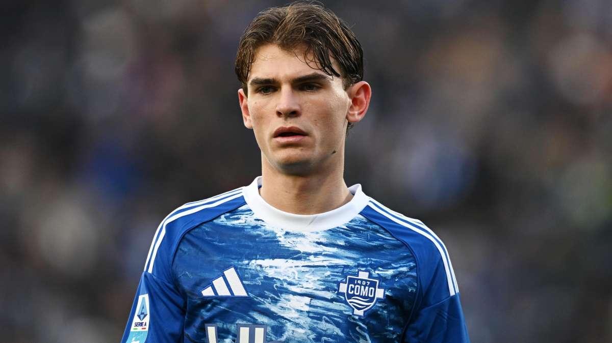 Nico Paz non pensa al mercato: "Como in Champions, momento speciale"