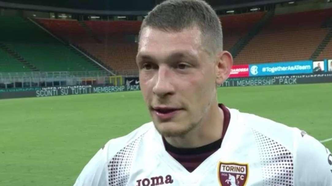 Torino, Belotti al 45': "L'errore di Handanovic? Calcio d'angolo alto, ho visto solo che ha perso il pallone"