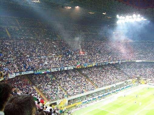 La Curva Nord è tutto un tripudio