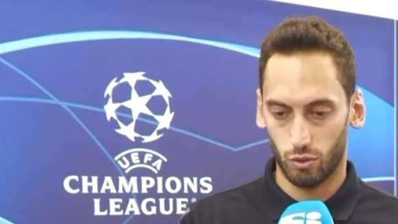 Inter-Benfica, Calhanoglu: "Primo tempo in gestione? Ecco perché. Dovevamo segnare di più"