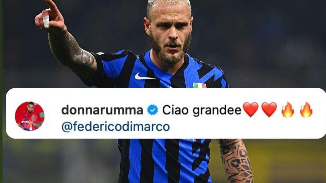 Donnarumma esalta Dimarco alla Dimash-maniera. E fa infuriare i suoi ex tifosi del Milan